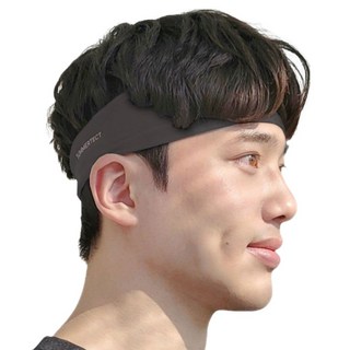 SUMMERTECT 機能性涼感髮帶, 深灰色, 2個