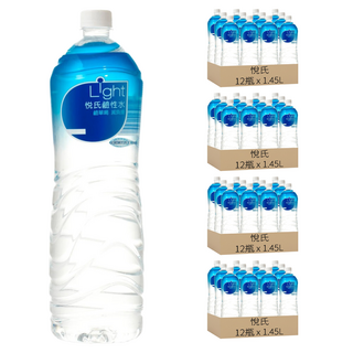 悅氏 Light鹼性水, 1.45L, 48瓶