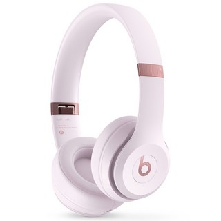 Apple Beats Solo 4 블루투스 무선 헤드폰, 클라우드 핑크, MUW33ZP/A