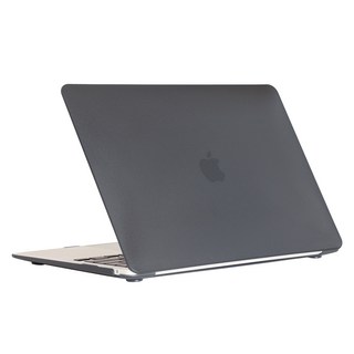 apent MacBook Pro 14 M4 M3 M2 M1 相容 霧面透明硬殼 /灰色半透明, 灰色半透明