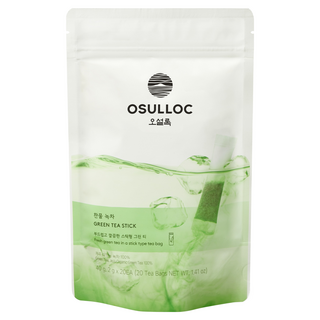 OSULLOC 冷泡綠茶棒, 2g, 20入, 1包