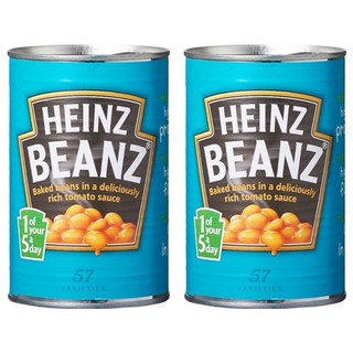 하인즈 베이크드 빈즈 토마토 소스, 415g, 2개