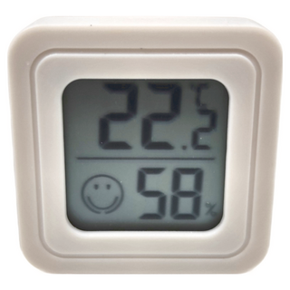 數顯高精度電子溫濕度計, 白色, 1個
