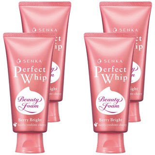 SENKA 專科 台灣公司貨 超微米明亮莓果潔顏乳, 100g, 4條