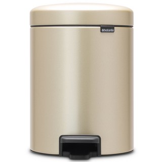 brabantia New Icon腳踏式垃圾桶, 金屬金色
