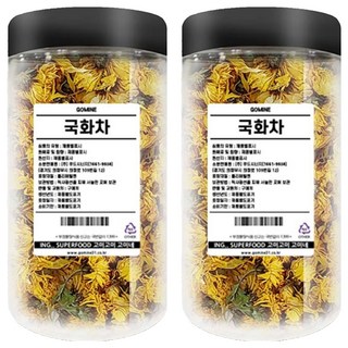 고미네 국화차 통, 30g, 2개, 1개입