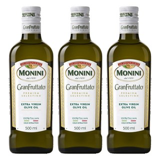 Monini Granfurtato 特級初榨橄欖油, 3個, 500ml