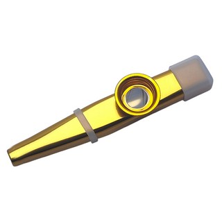 鴨子笛 經典金屬卡祖笛 金色 簡易上手 趣味樂器, 1支