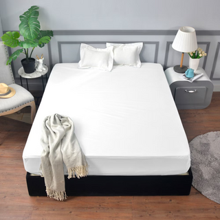 寢室安居 護理級 防潑水防塵防汙床包式保潔墊 附保潔枕套