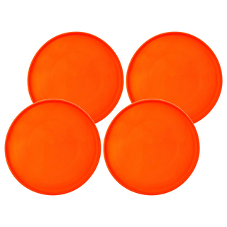 寵物夢工廠 寵物矽膠軟飛盤, 顏色隨機, 4個