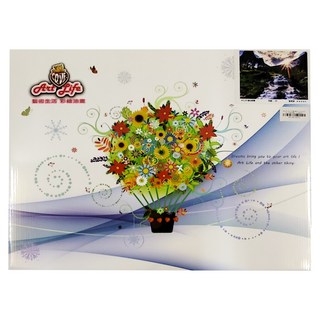 ArtLife 藝術生活 數字油畫 DIY 83139 50 x 40cm, 幽谷朝霞, 1組