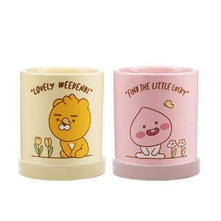 KAKAO FRIENDS 餐具瀝水筒, Little Ryan+Little Apeach, 1組