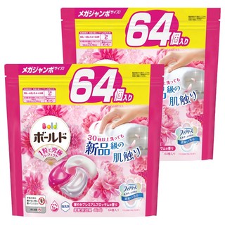 Bold 台灣公司貨 四合一洗衣膠囊 淡雅花香, 64顆, 2袋
