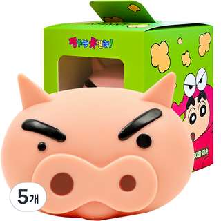 BELLEAMANT 蠟筆小新不理不理左衛門大臉車用芳香劑, 芙拉薇, 5個