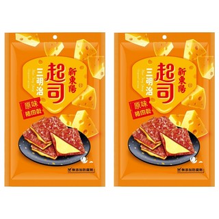 新東陽 起司三明治豬肉乾 原味, 180g, 2包
