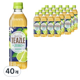 티즐 제로 라임민트티, 500ml, 40개