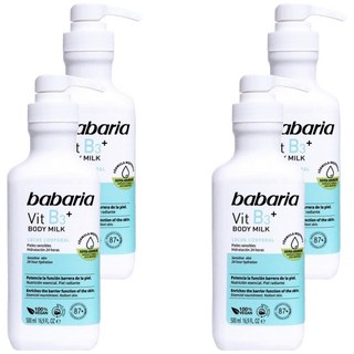 Babaria B3菸鹼醯胺美肌煥白 500ml 嫩白保濕 身體乳液, 4瓶