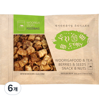 wooriga. 捲香蕉片, 6個, 500g