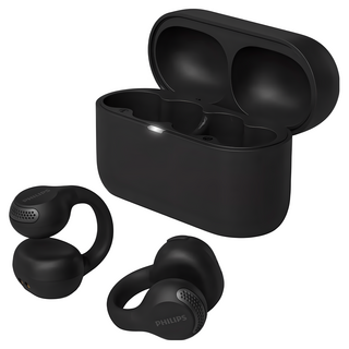 PHILIPS 飛利浦 耳夾式真無線藍牙耳機, TAQ2000, 黑色