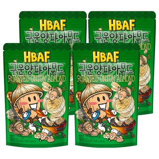 HBAF 杏仁果 烤洋蔥味, 190g, 4包