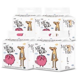 OLOLA 러버스핏 팬티기저귀 아동용, 대형(L), 96매