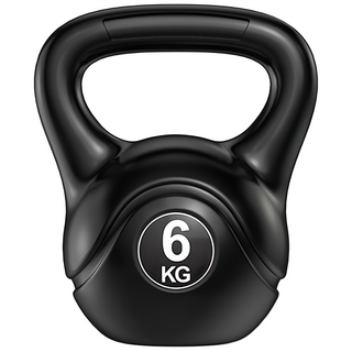 三次方 環保壺鈴 6kg, 黑色, FB024