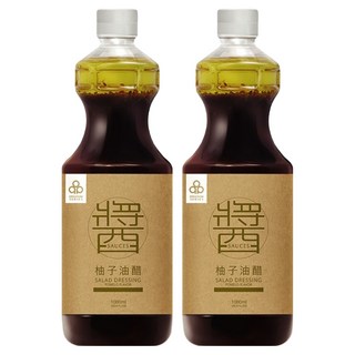 開元食品 柚子油醋醬 純釀造 無添加防腐劑, 1L, 2瓶
