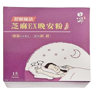 Tsuie 日濢 芝麻EX晚安粉 15入, 37.5g, 1盒