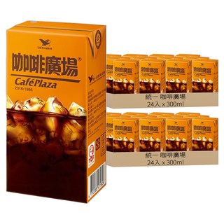 統一 咖啡廣場 經典焦糖風味咖啡, 300ml, 48入