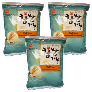Haetsalnarae Haegawon 複合糯米粉 60%, 1kg, 3個