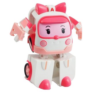 SiLverLit 銀輝 POLI 波力 迷你變形安寶 可變形設計搭配場景組 小朋友的救援英雄, 1盒