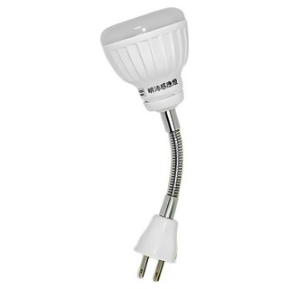 明沛 5W 可彎式插頭 MP-4862-1 感應燈系列 適用於樓梯/走廊/房間/儲藏室, 白光, 1個