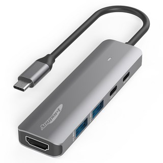 Anyport 5合1 Type-C與USB-A MacBook Samsung DeX鏡像多功能埠USB集線器 AP-TC560, 單一顏色