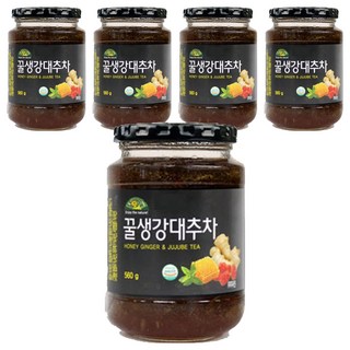 OrganicStory 꿀생강 대추차, 560g, 1개입, 5개