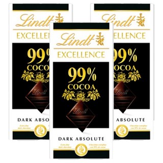 EXCELLENCE 卓越系列黑巧克力 99%款, 50g, 3盒