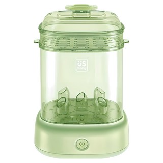 US baby 優生 蒸氣消毒鍋 輕巧簡約機身 育兒外宿攜帶方便, DU13310G, 青櫻色
