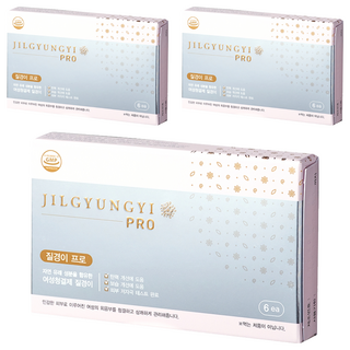 JilGyungYi 質更益 純粹植感私密護理錠 Set 6錠, 添加益生原 增加抵抗力, 含10種植萃精華, 600mg, 3盒