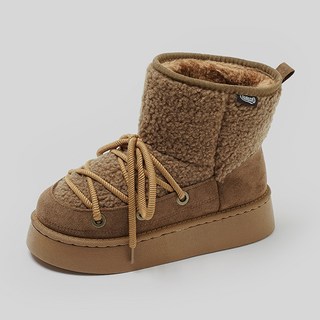 CHAAKAN SHOES 女款 Cezanne 綁帶羊羔毛防寒靴 WTACR4h8031