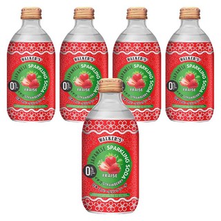 沃克斯 無糖氣泡飲 草莓風味, 290ml, 5瓶