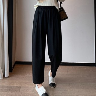 Paperments 女性用 Lesena 大尺碼九分鬆緊帶哈倫褲 11689