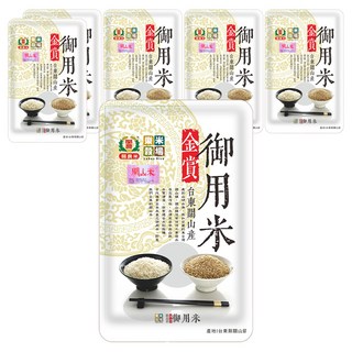 樂米穀場 台東關山金賞御用米, CNS二等, 1.5kg, 6包