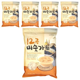 Sungjin 12穀麵茶粉, 5包, 1kg