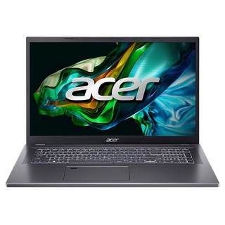 acer 宏碁 5 筆記型電腦 17.3吋 FHD 1920 x 1080 IPS 霧面/i7-1355U/UMA 原廠保固, 灰色, 512GB, 16GB, Windows 11, A517-58M-7661
