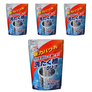 第一石鹼 洗衣槽清潔劑補充包, 強力洗淨除菌消臭, 適用不鏽鋼及塑膠內槽, 250g, 4包