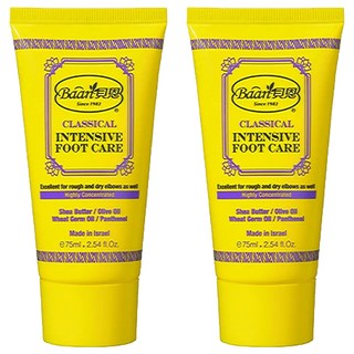 Baan 貝恩 經典足部滋潤修護霜,改善腳部肌膚龜裂,強化足部護理功能, 75ml, 1入, 2條