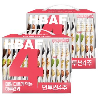 HBAF Mon to Sun 4週每日堅果 560g, 2個