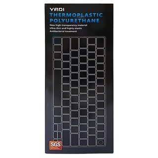 YADI 亞第 asus asus tuf gaming a14 2024 fa401wu 專用 超透光抗菌鍵盤保護膜 kct-asus50-207, 1入, 透明色