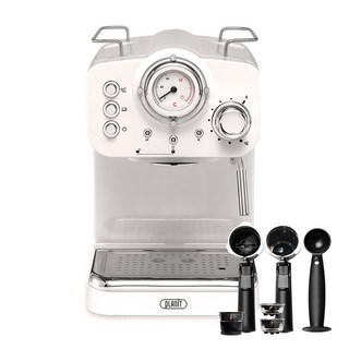 플랜잇 에스프레소 커피머신 2in1, 화이트, PCM-F15W (화이트)