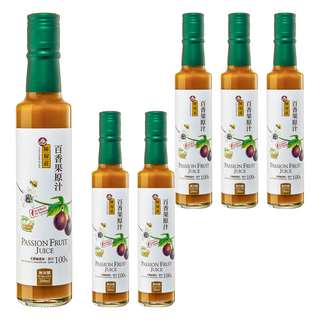 陳稼莊 百香果原汁 無加糖, 250ml, 6瓶