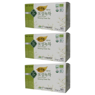 보성제다 유기농 아름다운 보성녹차, 1.1g, 25개입, 3개